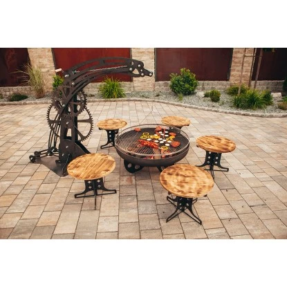 Ferrum Art Design Feuerstelle Industrie Blank 11 Ferrum Art Design Feuerstelle Industrie Blank – Bild 9