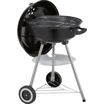 Holzkohle-Kugelgrill 85 Cm X 55 Cm X 52 Cm Schwarz 4 Holzkohle-Kugelgrill 85 Cm X 55 Cm X 52 Cm Schwarz – Bild 2