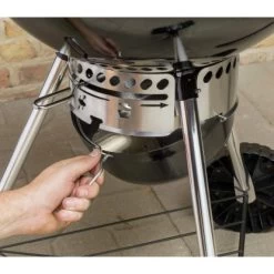 Weber Holzkohle-Kugelgrill Master-Touch GBS E-5750 Ø 57 Cm Schwarz -Grillplatz Im Freien 4473443 CU01
