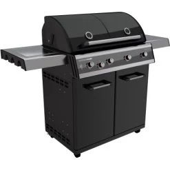 Outdoorchef Gasgrill Dualchef 425 G Schwarz 4 Brenner Mit Seitenkochstelle -Grillplatz Im Freien 479688 1525 3