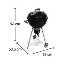 Holzkohle-Kugelgrill North Bay Ø 47 Cm Mit Modularem Grillsystem -Grillplatz Im Freien 557032 3299 8