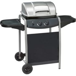 Gasgrill Mit 2 Brennern Und Seitentischen 9 Gasgrill Mit 2 Brennern Und Seitentischen -Grillplatz Im Freien 557037 3299 4