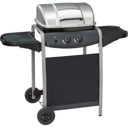 Gasgrill Mit 2 Brennern Und Seitentischen 6 Gasgrill Mit 2 Brennern Und Seitentischen – Bild 4