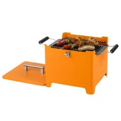 Tepro Holzkohlegrill Chill & Grill Cube Orange 31,5 X 31,5 Cm 12 Tepro Holzkohlegrill Chill & Grill Cube Orange 31,5 X 31,5 Cm -Grillplatz Im Freien 660793 2400 Cube 03