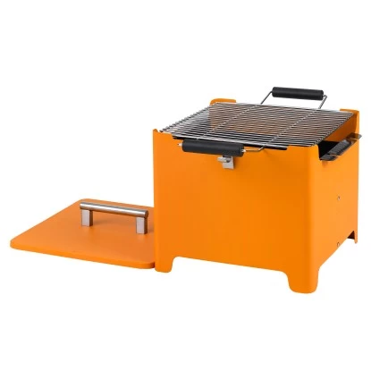 Tepro Holzkohlegrill Chill & Grill Cube Orange 31,5 X 31,5 Cm 7 Tepro Holzkohlegrill Chill & Grill Cube Orange 31,5 X 31,5 Cm – Bild 5