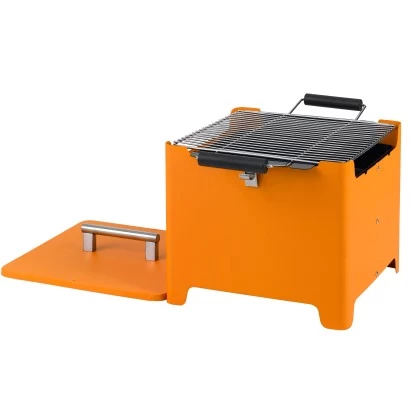 Tepro Holzkohlegrill Chill & Grill Cube Orange 31,5 X 31,5 Cm 8 Tepro Holzkohlegrill Chill & Grill Cube Orange 31,5 X 31,5 Cm – Bild 6
