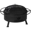 Landmann Feuerkorb Und Grill Industrial Design 2in1 Schwarz FP-III-780BKXX -Grillplatz Im Freien 698986 11011100 1