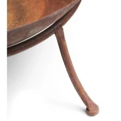 Gartenfreude Design Feuerschale Ø 47 Cm Rostrot -Grillplatz Im Freien 765595 4655 04