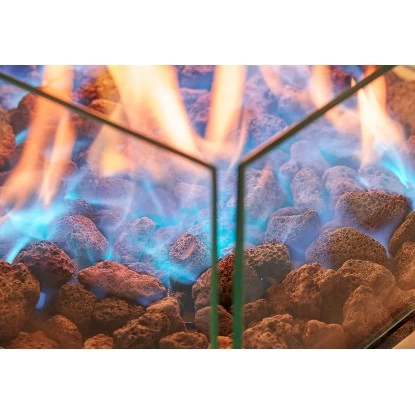 Amare Gas-Feuerstelle Für Den Außenbereich Quadratisch Weiß 7 Amare Gas-Feuerstelle Für Den Außenbereich Quadratisch Weiß – Bild 5