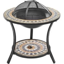 Gartenfreude Feuerstelle Mosaik