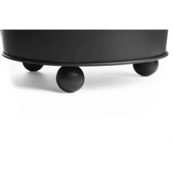 Gartenfreude Design Feuerstelle Ø 39 Cm Schwarz -Grillplatz Im Freien 765609 4655 06