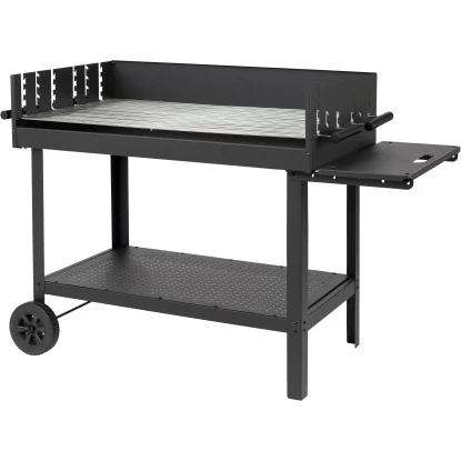 Tepro Atlanta-Holzkohlen Grillwagen Schwarz 5 Tepro Atlanta-Holzkohlen Grillwagen Schwarz – Bild 3