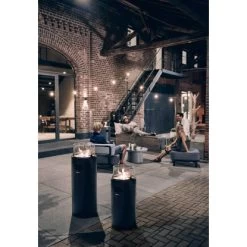 Enders® Feuerstelle Nova LED M Black-Chrome -Grillplatz Im Freien 831231 3795 5600 5