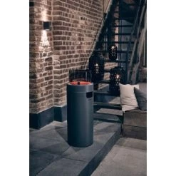 Enders® Feuerstelle Nova LED L Grey-Black -Grillplatz Im Freien 831234 3795 5605 8