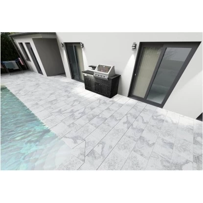 Häusler Outdoor-Küche Azul Noche 180x60x110 Cm Barplatte VA-Stützen Beleuchtung 4 Häusler Outdoor-Küche Azul Noche 180x60x110 Cm Barplatte VA-Stützen Beleuchtung – Bild 2