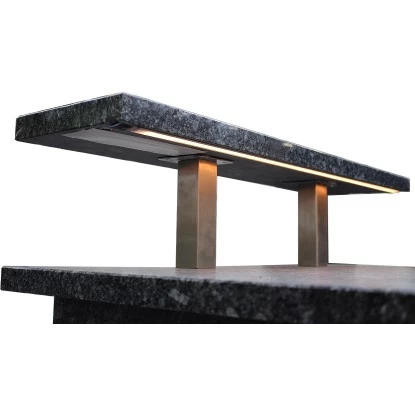 Häusler Outdoor-Küche Azul Noche 180x60x110 Cm Barplatte VA-Stützen Beleuchtung 6 Häusler Outdoor-Küche Azul Noche 180x60x110 Cm Barplatte VA-Stützen Beleuchtung – Bild 4