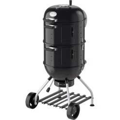 Rösle Holzkohlegrill Smoker No.1 F50-S Schwarz 2 X Ø 50 Cm