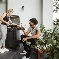 Enders Elektrogrill EFlow Pro 2 Turbo Shadow 3 KW Mattschwarz -Grillplatz Im Freien W PRO 2 TURBO SHADOW AB 02