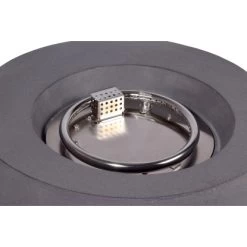 Dobar Outdoor-Feuerschale Mit Gasflamme Calido Ø 60 Cm Grau -Grillplatz Im Freien lavaofengasfeuerstelle 04 1