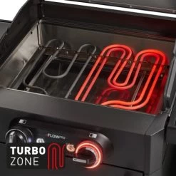 Enders Elektrogrill EFlow Pro 2 Turbo Shadow 3 KW Mattschwarz -Grillplatz Im Freien ro 2 Shadow TurboZone S 03