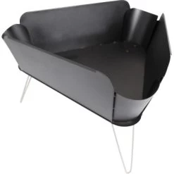 VASNER Merive M1 Feuerschale Niedrig Abgerundet Schwarz